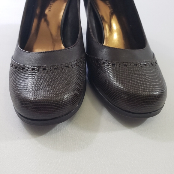 Etienne Aigner 8.5 M Nadine Dark Brown Mary Jane - Picture 6 of 10